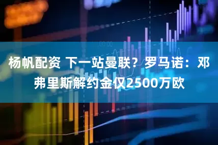 杨帆配资 下一站曼联？罗马诺：邓弗里斯解约金仅2500万欧