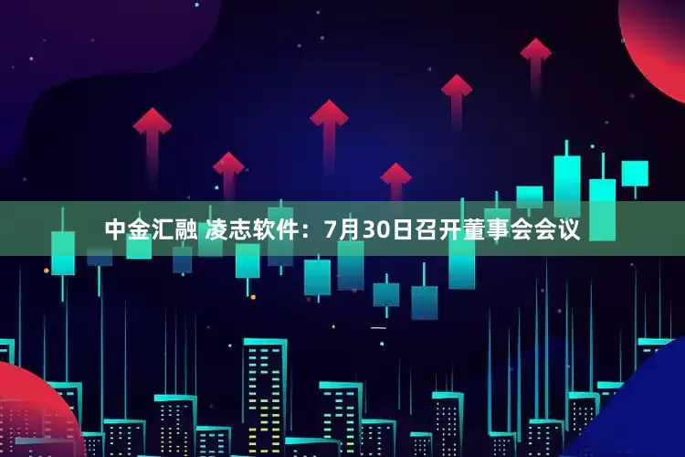 中金汇融 凌志软件：7月30日召开董事会会议